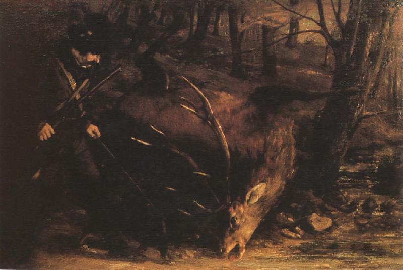 Gustave Courbet Hunter